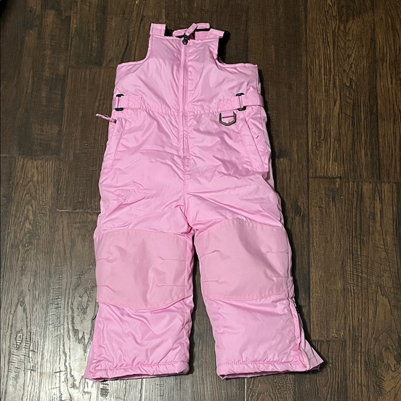 Cozy Pink Kids Overalls - Picture 1 of 3